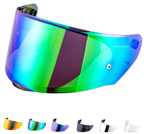 JQF Gear Helmvisier für LS2 FF800/FF353/FF328 Motorradhelm Visier | Motorrad Windschutz Helm Objektiv Visier Vollgesichts,Helmvisiere Zubehör Ersatz,Nicht für andere Modelle empfohlen