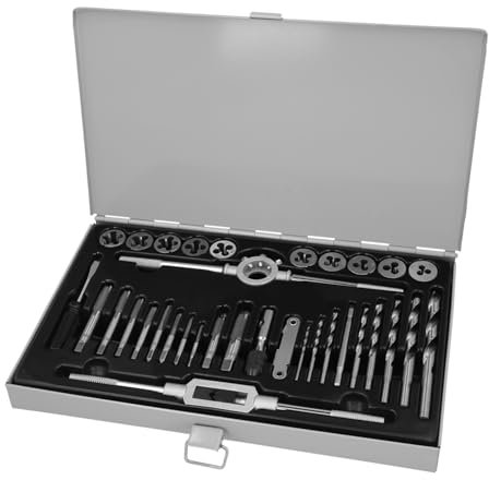 WOLFPACK LINEA PROFESIONAL Juego De Machos y Terrajas 34 Piezas