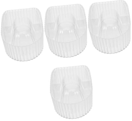 Ipetboom 4piezas Bowl De Para Uñas De Gel Cuenco De Manicura Para Ablandamiento De Cutículas y Limpieza De Uñas Para Salones y Casa