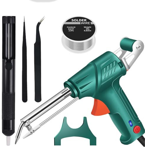 WPDUIODF Máquina De Soldadura Láser Multifunción (2025), Herramientas De Soldadura Láser Industriales con Calentamiento Interno, Juego 3 En 1 De Soldador Y Pistola For Eliminar Óxido(Green)