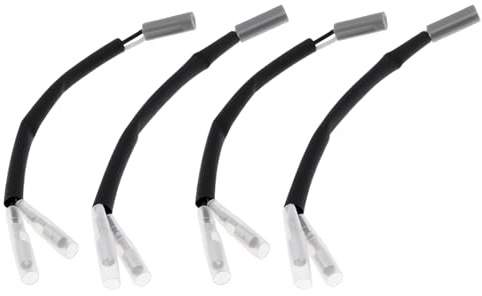 Briny River 4-teilige LED-Blinker-Adapterkabel-Stecker Kompatibel mit Suzuki SV650 SV1000 SV650S SV1000S