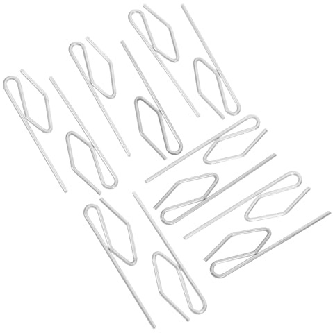 Mipcase 50pezzi Ganci Per Tende Da Doccia in Metallo Resistenti Scorrevoli Per Binari e Binari Perni Per Appendere Tende Da Doccia Per Bagni Camper e Auto