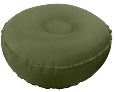 Cojines de Yoga para Sentarse en el Suelo Asientos Antideslizantes | Almohada de Apoyo para Meditación y Reposapiés Inflable Para Salón, Dormitorio, Gimnasio,
