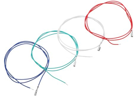 Cable de Cabezal para Tocadiscos y Fonógrafo de Cobre 4 Piezas