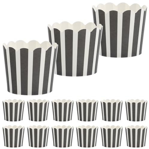 Healeved 100 Pirottini di Carta per Muffin Piccoli Scatole da Forno Resistenti al Calore Porta Cupcake Monouso per Feste Matrimoni e Uso Domestico Utensili da Forno Sicuri e Pratici