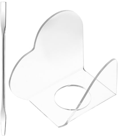 ibasenice Set 1 Piastra Acrilica a Forma di Cuore per Miscelare Fondotinta con Spatole in Acciaio Inossidabile, per Trucco e Pigmenti, per Uso in Viaggio