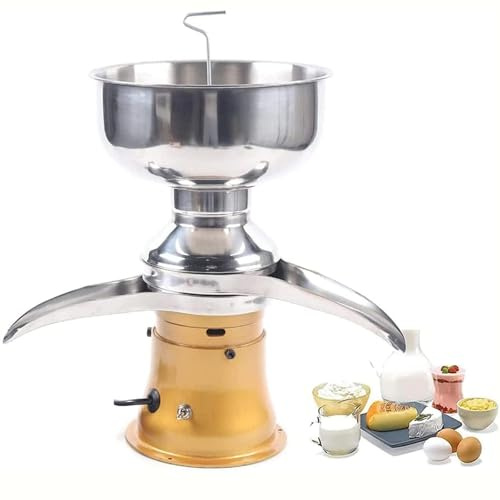 Separatore elettrico per crema di latte, centrifuga da cucina per burro e frappè, trasforma il latte intero crudo in crema e latte scremato, efficiente macchina separatore crema