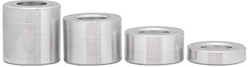 OPIOL QUALITY® Distanzhülsen M10 (Ø Innen: 10,5 mm; Ø Außen: 20 mm; Länge: 5 mm) aus Aluminium (10 Stück) Abstandshalter Abstandshülsen Distanzbuchsen Aluhülse Abstandsbuchsen