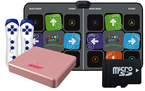 Yjtwt 11MM Wireless Dance Mats,Schaumspielmatte Verdickung SchalldäMmendes Soft Tanzmatten FüR Erwachsene/Kinder,HD-TV-Computer Dual-Use,Yoga Fitness Musikmatte/Grau
