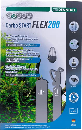 Dennerle Carbo Start Flex200 - CO2-Düngeset für Aquarien bis 200 Liter