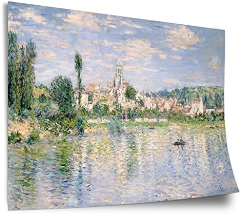 Printistico Poster Claude Monet - Vétheuil im Sommer (1880) Kunstdruck ohne Rahmen, Wandbild - A4, A3, A2, A1, A0, XXL - Wohnzimmer, Schlafzimmer, Küche, Deko