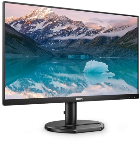 Philips 242S9JAL - 24 Zoll Full HD Monitor, AdaptiveSync, Laustprecher (1920x1080, 75 Hz, VGA, HDMI, DisplayPort, USB Hub) schwarz