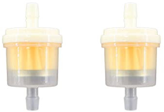 MCHNIC 2x Benzinfilter Kraftstofffilter 6mm für Motorrad Moped Roller ATV Quad Auto