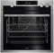AEG BPE577161M Horno Eléctrico Multifunción, 72 L, Limpieza Pirolítico, Integrable, Sonda Térmica, Función a Vapor, Display LCD Táctil, Ventilador XXL, Inox Antihuellas, Clase A+, Fabricado en DE