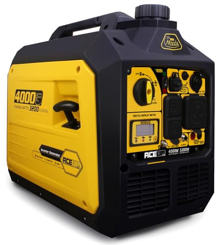 Aceup Energy 4000 Watt Portable Inverter Generator, Gas Powered Generator Quiet for Home, RV-Ready, EPA Compliant