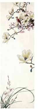 Adesivi per frigorifero per coprire porte piene 3D fiore bianco autoadesivo adesivo porta frigorifero adesivo professionale vinile carta da parati 60 x 150 cm