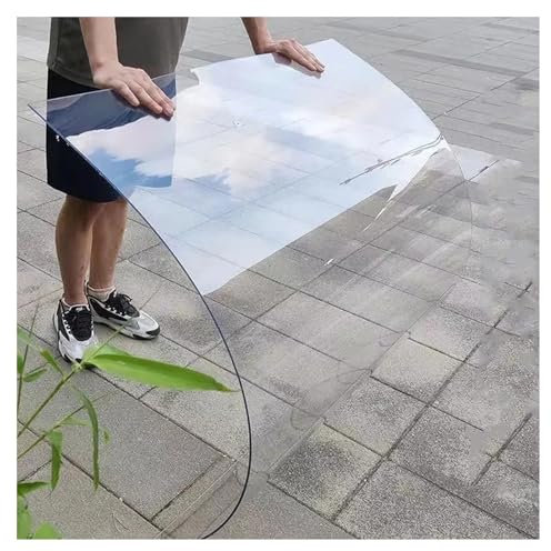 ZXCASDF Transparente Polycarbonat-Dachplatten,Frühbeet Ersatzplatten，PC Endurance Board，wasserdichte UV-Schutz Isolierplatten,Für Dächer,Carports,Vordächer,Wintergärten (Size : W1*L10m/W3.28*L32.8ft)