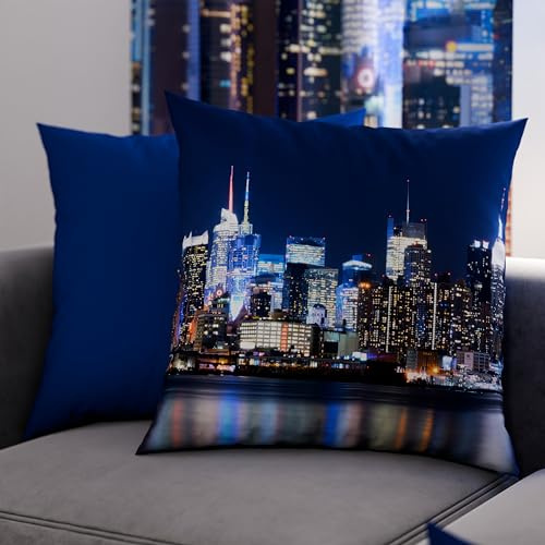 PETTI Artigiani Italiani - Cuscini da Divano con Imbottitura, Cuscini Decorativi con Stampa Digitale, Copricuscini Camera da Letto, 1 Pezzo Cuscino Quadrato 50x50 cm, 100% Made in Italy
