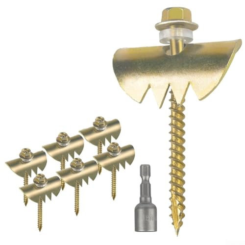 Wire Fence Nails,Galvanized Fence Wire Fixers Heavy Duty Cat Claw Fastening Kit For Wire Mesh Woven Fences
