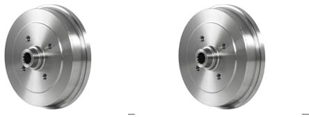 2x ATE Bremstrommeln 230mm hinten passend für 924