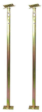 ZANURA 59 - 100 Adjustable House Floor Wall Jack Post Pole Rod Fit for Leveling Framing Basement Crawlspace Beam Roof, 2 Pack