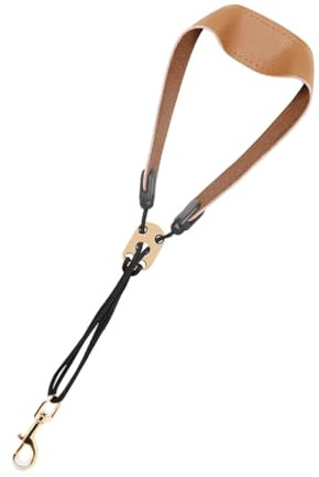 FRCOLOR Altsaxophon Gurt mit Verstellbarem Metallverschluss Robuster Halsgurt für Tenorsaxophon Bequem für Erwachsene und Schüler für Outdoor Aktivitäten