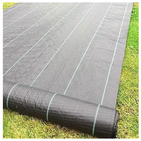 DIWAL Telo Pacciamatura Tessuto Giardino Antierbacce UV Resistente Membrana Barriera Contro Erbacce per Terrazza, Viali, Aiuole, Ingressi, Paesaggistica(1m x 50m)