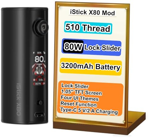 Para Eleaf iStick X80 Mod Batería 3200 mAh 80 W Box Vape Modo POWER/RTA