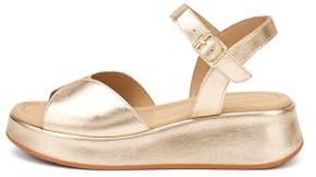 Frau - Sandali con Plateau in Pelle Laminata