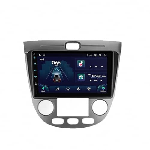 Autoradio Gps Navigazione Stereo 2 Din per Chevrolet Lacetti J200 2004-2013 Telecamera di Backup, Stereo Auto con Navigazione Gps, Controllo Vocale, Schermo Touch, Bluetooth, 4 Nucleo 2G+32G