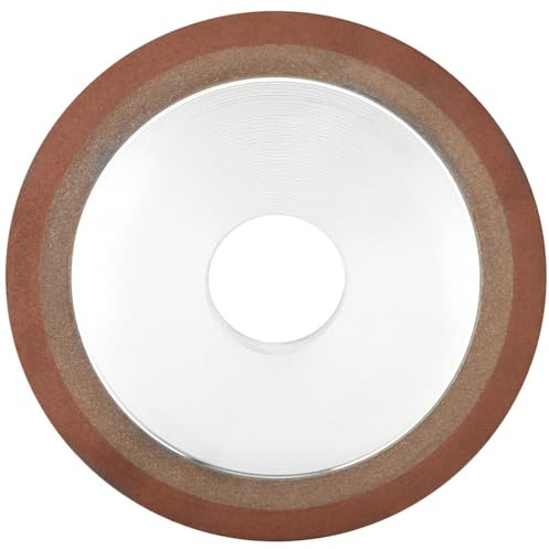 Socobeta Mola Diamantata Disco Smerigliatrice da Banco in Resina da 125 Mm per Affilare Utensili in Acciaio Al Tungsteno in Carburo Foro da 32 Mm