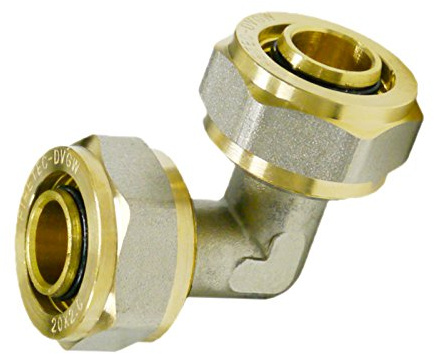 Schraub-Fitting Winkel 90 Grad i/i 26 x 3,0 mm / 26 x 3,0 mm