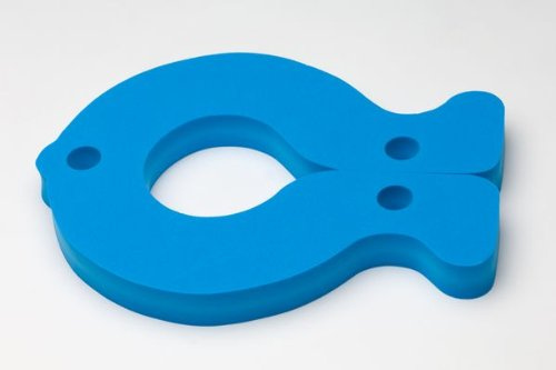 Babysplash Schwimmbrett Fisch 400x300x38mm Fisch Baby Kleinkind Erwachsene Blau