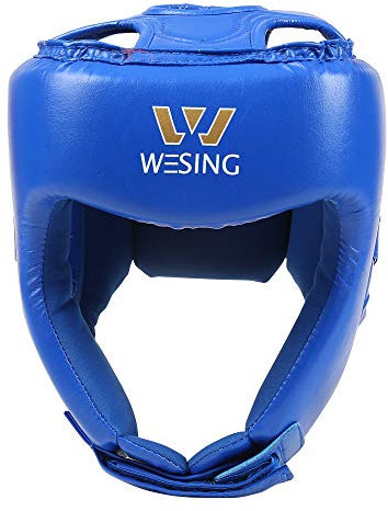 W WESING Kopfschutz für Kampfsport/Kampfsport - blau - m