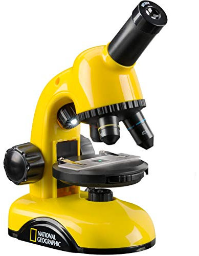 National Geographic Microscope 40x-800x with Smartphone Camera Holder and Accessories, for Easy Start into the Microcosmos
