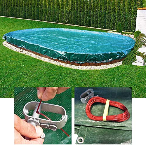 Azuro Winterabdeckung für ovale Pools 9.10 x 4.60 m