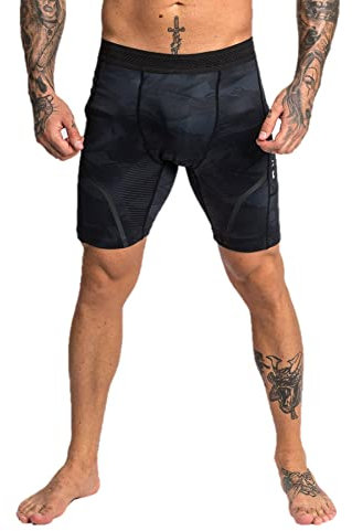 Venum Herren Electron 3.0 Vale Tudo Short, Schwarz