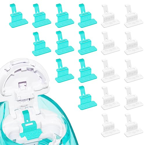 FireAnt Lot de 20 recharges réutilisables en silicone pour soins nasaux, faciles à utiliser (10 blancs et 10 bleus)
