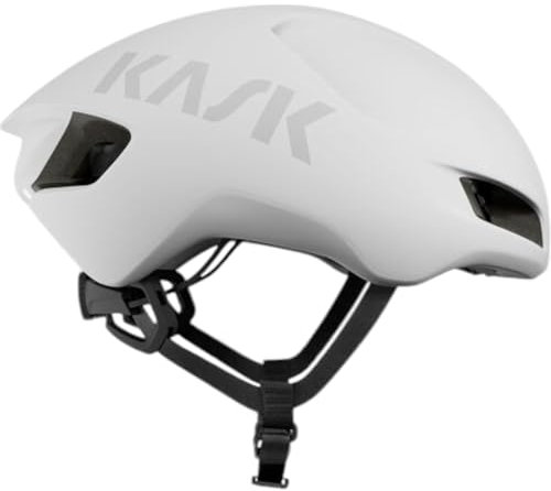 Kask Utopia Fahrradhelm für Erwachsene, leicht und aerodynamisch, hervorragende Belüftung und perfekte Passform, ideal für Straße und Berg, modernes Design und sportlicher Stil, Weiß matt S