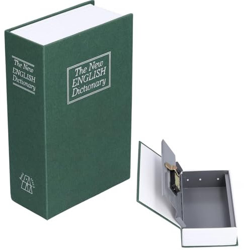 Custodia Sicura Per Libri a Forma di Dizionario di Simulazione, Cassetta di Sicurezza Innovativa Per Viaggi in Ufficio, Dizionario Falso in Metallo, Contenitore Per Riporre Denaro, Gioielli E Passapor