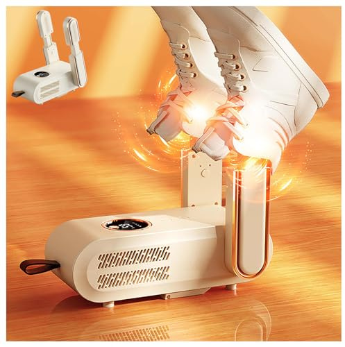 Boot and Glove Dryer, Shoe Dryers for Sneakers Foldable Expandable with Blu-Ray/3 Modes Timer, Shoe Rack for Dryer Shoe Dryers Portable for Camping Travelling or Skiing