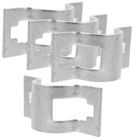 ANDRESLAD Attrezzatura Per Impalcature 4 Pezzi Morsetto Di Accoppiamento Per Impalcature Facile Da Installare Design A Doppia Orecchio Morsetto Di Bloccaggio Robusto