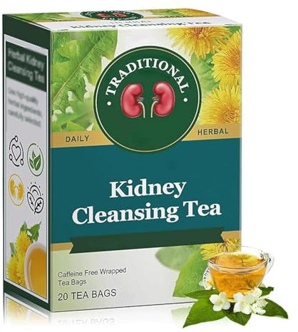 Healthy Organic Kidney Cleansing Tea， Traditional Herbal Kidney Cleansing Tea,Herbal Kidney Cleansing Tea，Chinese Kidney Cleanse Tea for Men (1 Box)