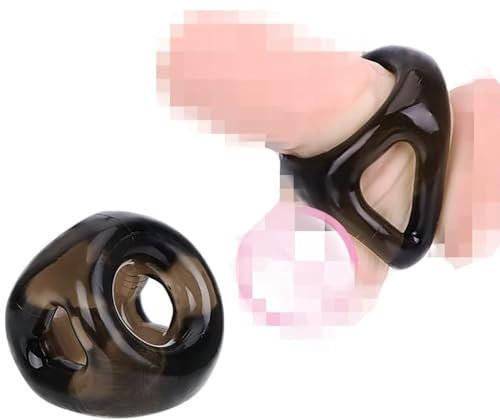 stoqucel Bague en silicone marron unique pour entraînement privé pour hommes
