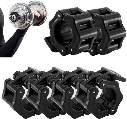 alwaiiz 6 cierres para mancuernas de 25 mm, cierre rápido, para entrenamiento, levantamiento de pesas, entrenamiento, accesorios de fitness
