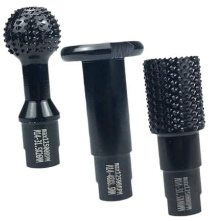 TOKIDNY Kit De Fresas Rotativas Para Madera De Acero 45 Compatible Amoladoras Angulares 115/125, Accesorios Angulares Para Tallado y Esmerilado Preciso