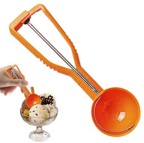 Sahne mit, Löffel - mit Abzug - | Dishers Cookie Löffel -Löffel -leichter multifunktional, Kuli mit ergonomischem Edelstahl für eleganten Design, einer schönen Aussicht auf jeden Tisch.