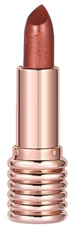 Star Beauty - Lápiz labial metálico con purpurina, lámina dorada, antiadherente, adecuado para diferentes ocasiones con brillo único y efecto brillante en Star Beauty (I One Size)