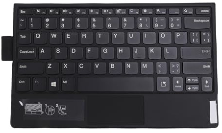 GOWENIC Tastatur mit Touchpad für X1 -Falt -Tablet, QWERTY -Layout, Responsive -Tasten in Voller Größe, Wiederaufladbare Drahtlose BT -Tastatur