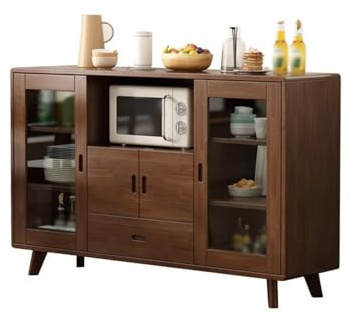 Huangj-0527 Geschirrschrank Sideboard Kleiner Schrank Mikrowellenschrank Küchenschrank